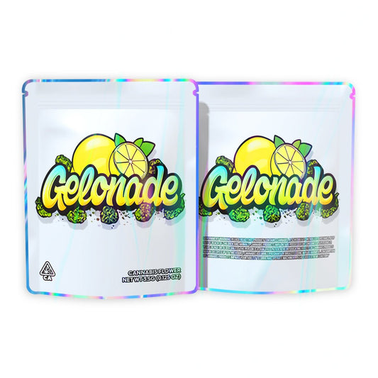 Gelonade Mylar Bags 3.5 Grams