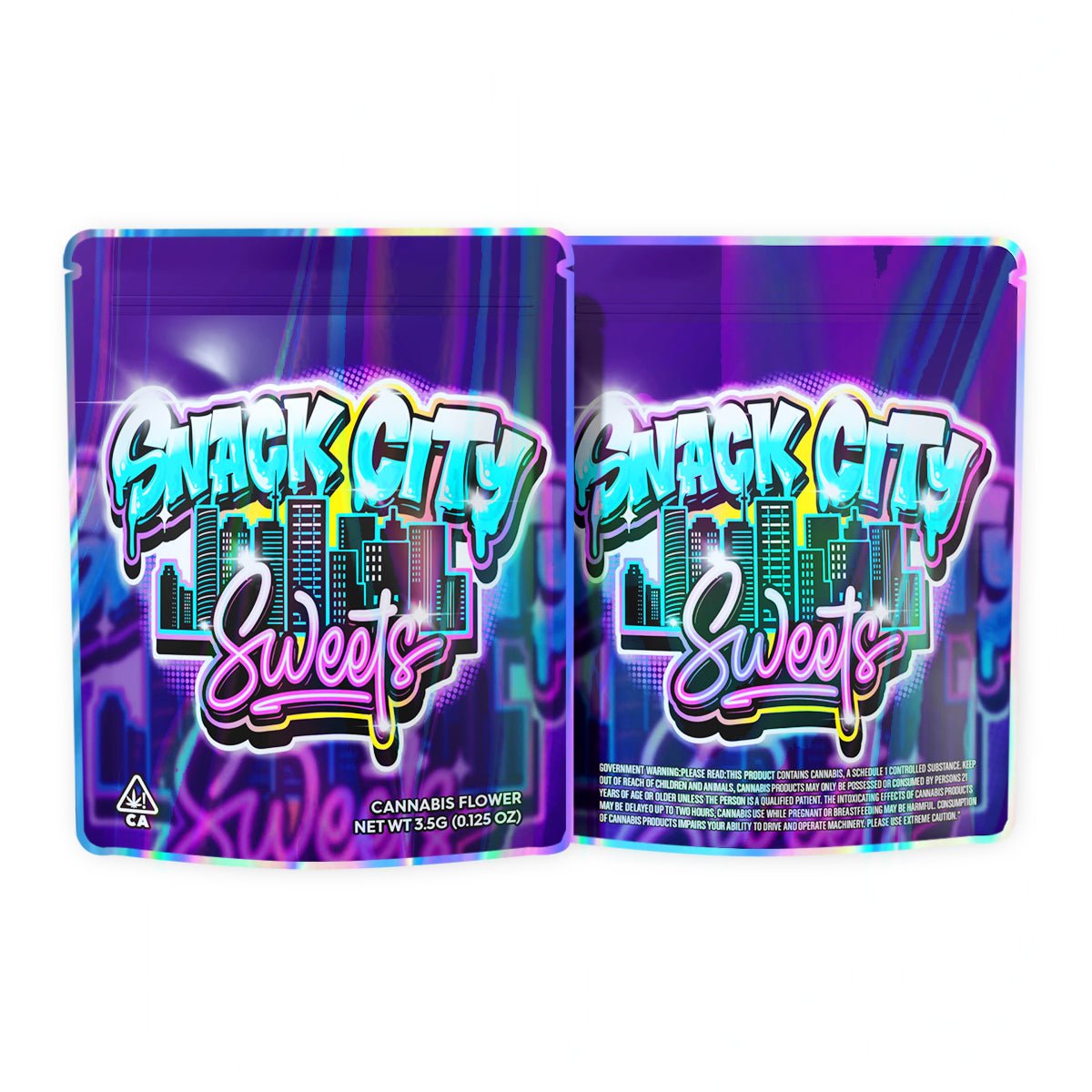 Snack City Sweets Mylar Bags 3.5 Grams