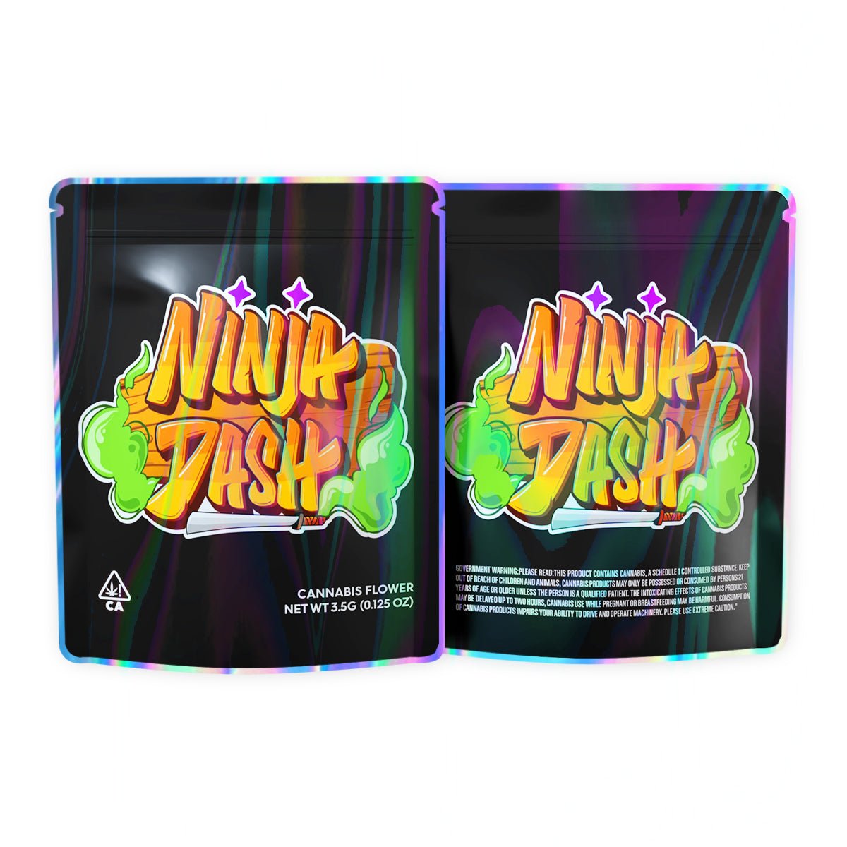 Ninja Dash Mylar Bags 3.5 Grams