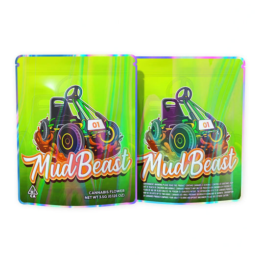 Mud Beast Mylar Bags 3.5 Grams