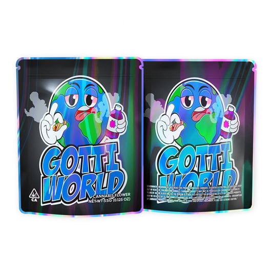 Gotti World Mylar Bags 3.5 Grams