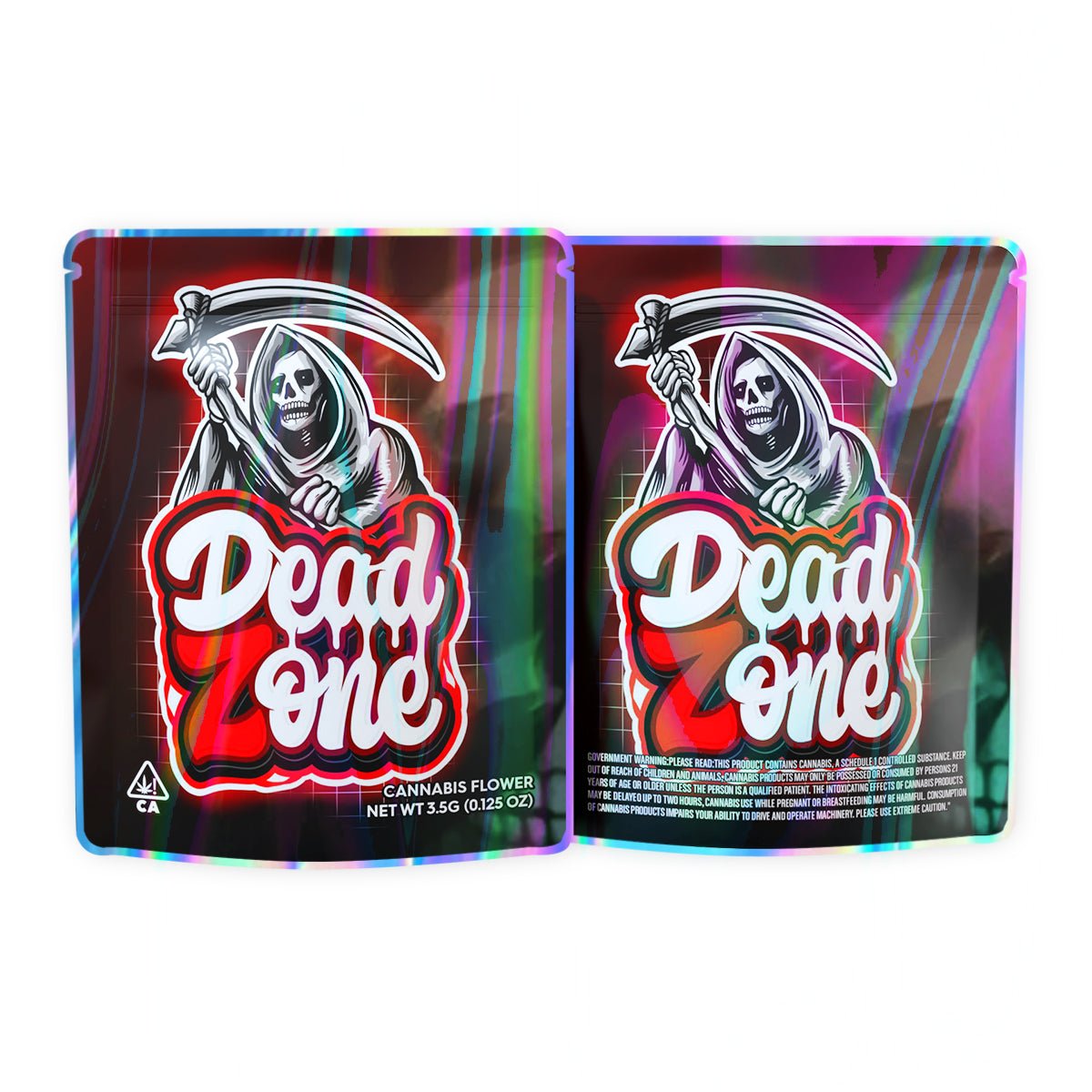 Dead Zone Mylar Bags 3.5 Grams