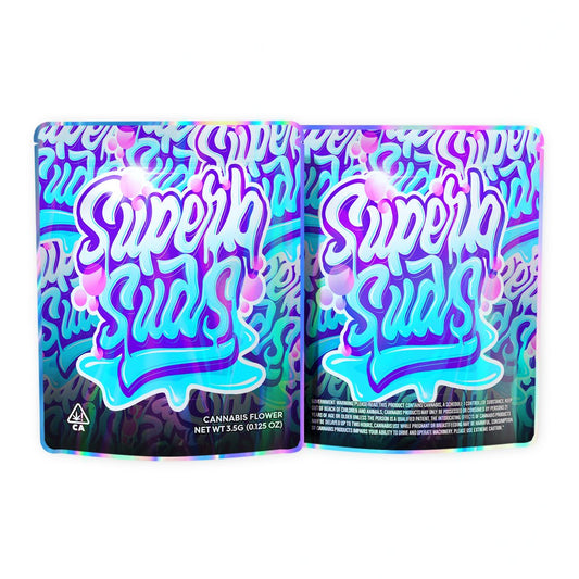 Superb Suds Mylar Bags 3.5 Grams