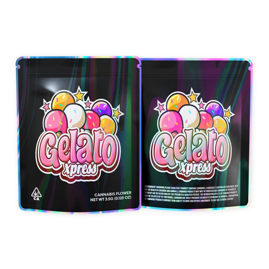 Gelato Xpress Mylar Bags 3.5 Grams