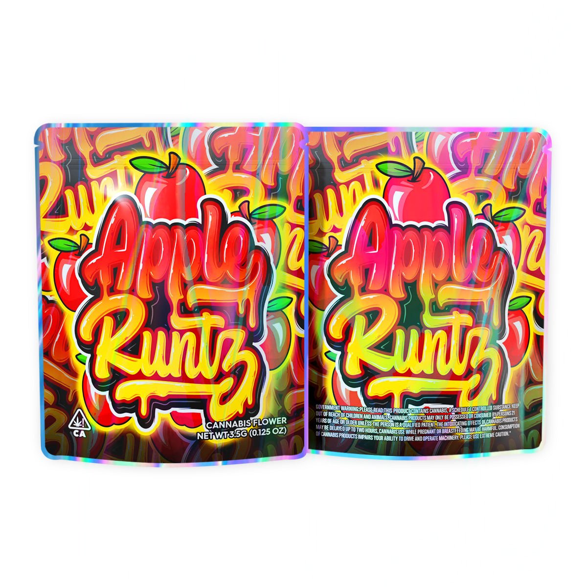 Apple Runtz Mylar Bags 3.5 Grams