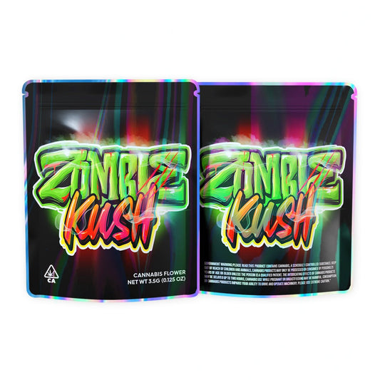 Zombie Kush Mylar Bags 3.5 Grams