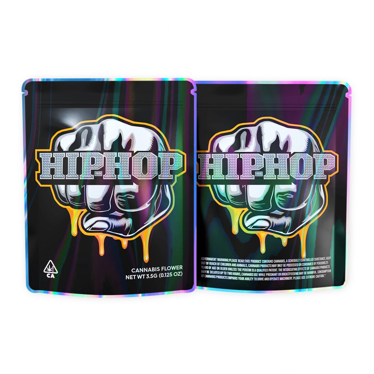 Hiphop Mylar Bags 3.5 Grams