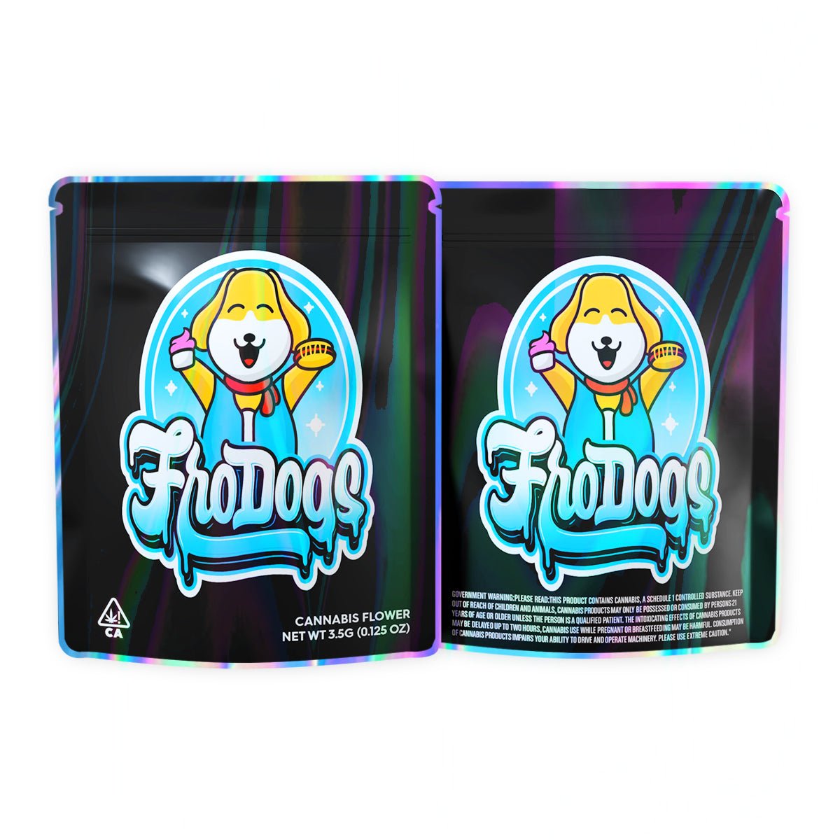 Fho Dogs Mylar Bags 3.5 Grams