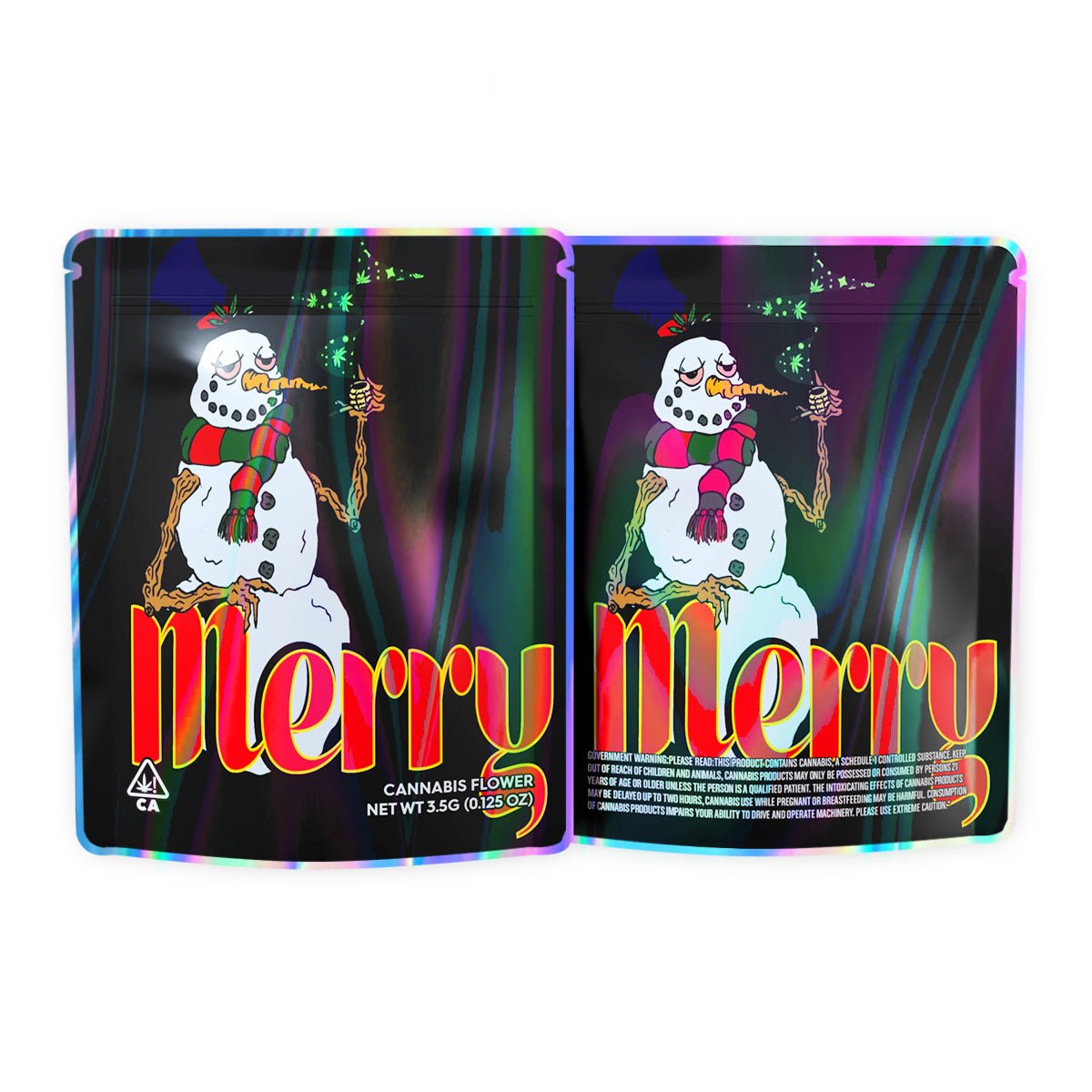 Merry Mylar Bags 3.5 Grams