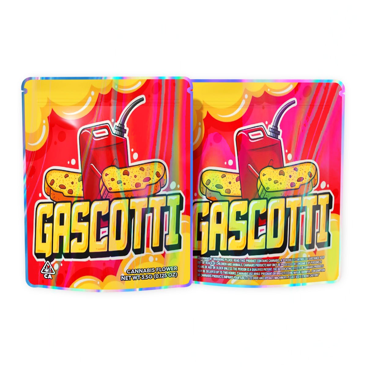 Gascotti Mylar Bags 3.5 Grams