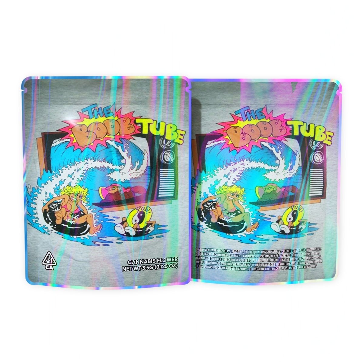 The Boob Tube Mylar Bags 3.5 Grams