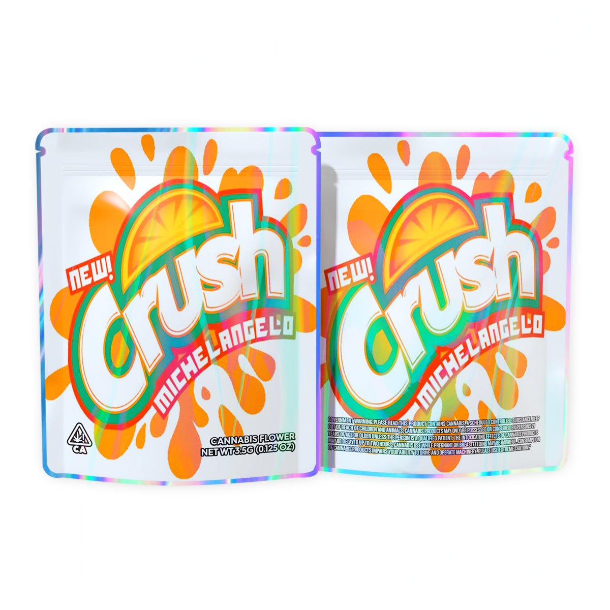 Crush Mylar Bags 3.5 Grams