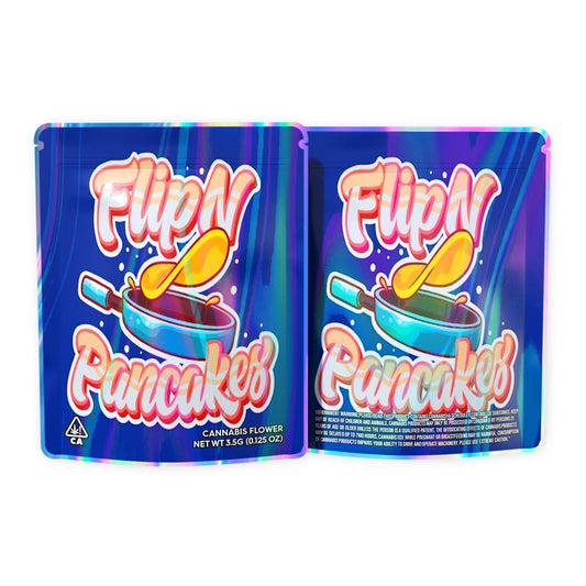 Flipn Pancakes Mylar Bags 3.5 Grams