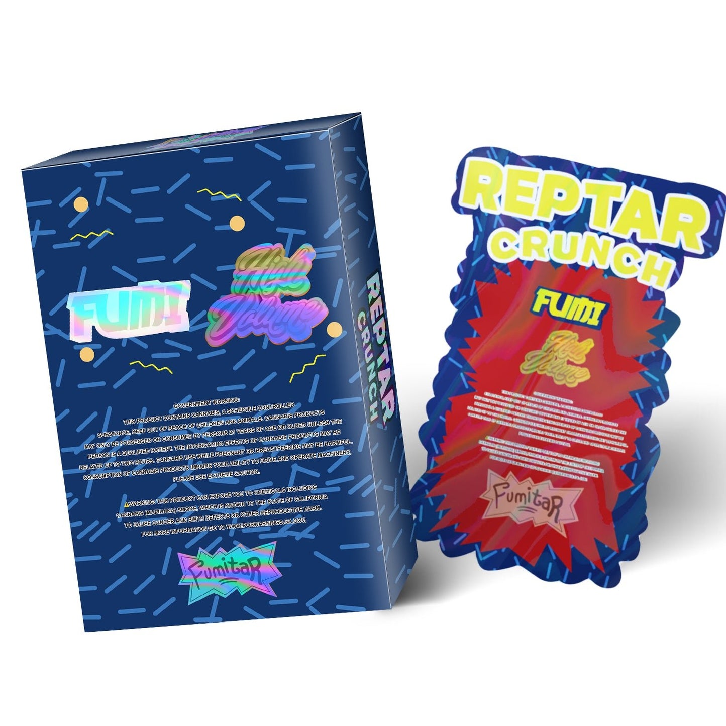 Reptar Crunch Fumitar 3.5g Mylar Bag with BOX