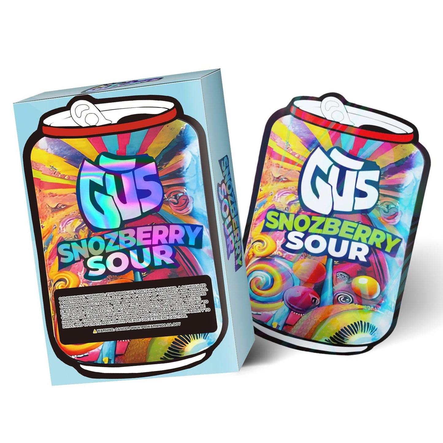 Gus Snozberry Sour 3.5g Mylar Bag with BOX