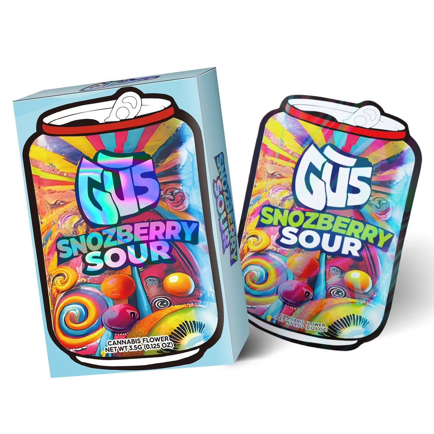 Gus Snozberry Sour 3.5g Mylar Bag with BOX