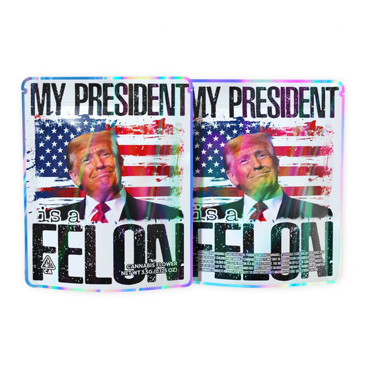 My President Mylar Bags 3.5 Grams