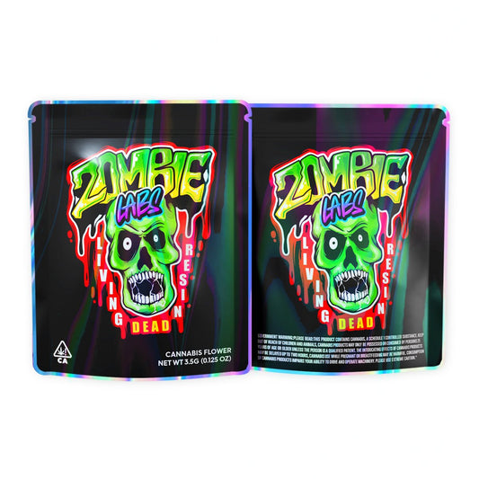 Zombie Labs Mylar Bags 3.5 Grams