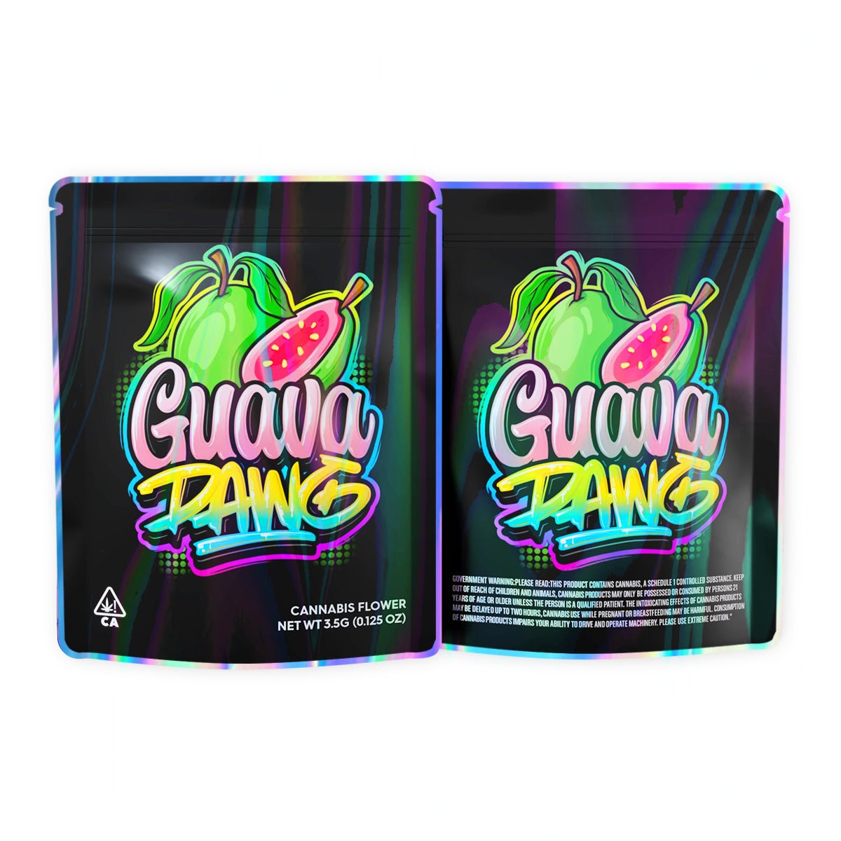 Guava Pawg Mylar Bags 3.5 Grams