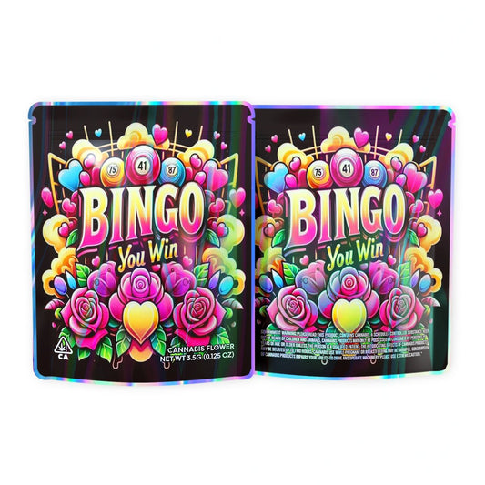 Bingo You Win Mylar Bags 3.5 Grams