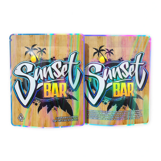 Sunset Bar Mylar Bags 3.5 Grams