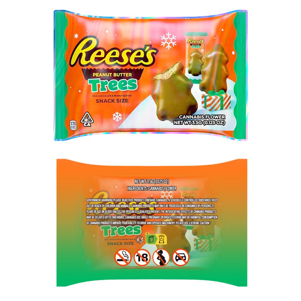 Reese's Peanut Butter Chocolate Mylar Bags 3.5 Grams