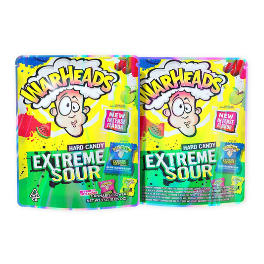 Warheads Extreme Sour Mylar Bags 3.5 Grams