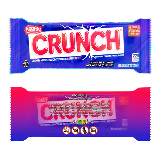 Nestle Crunch Creamy Milk Chocolate Mylar Bags 3.5 Grams