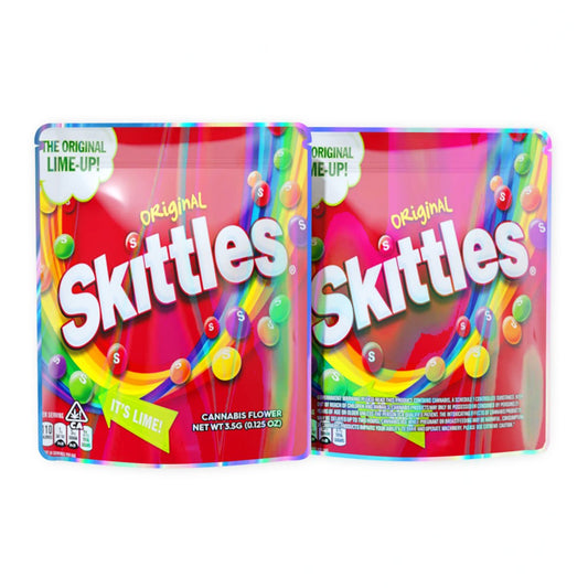 Skittles Rainbow Chocolate Mylar Bags 3.5 Grams