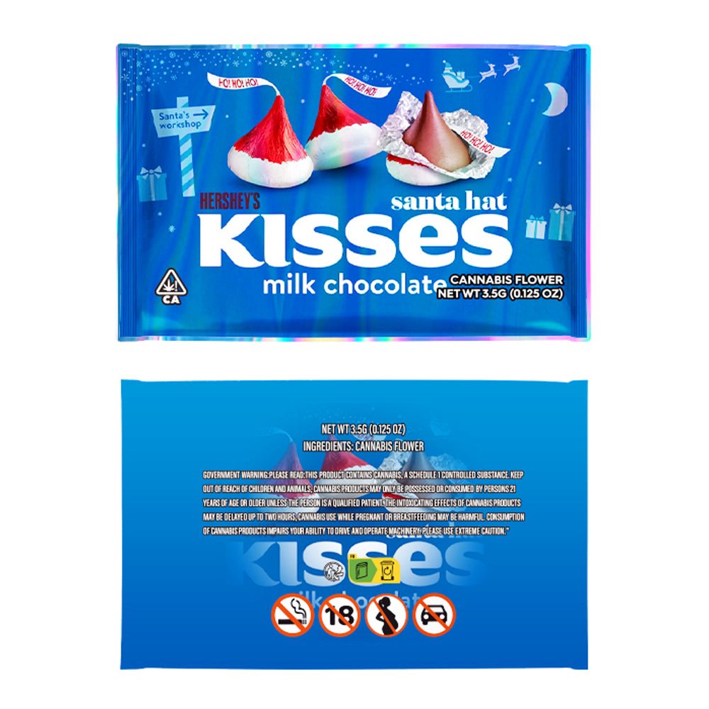 Hersheys Kisses Milk Chocolate Mylar Bags 3.5 Grams