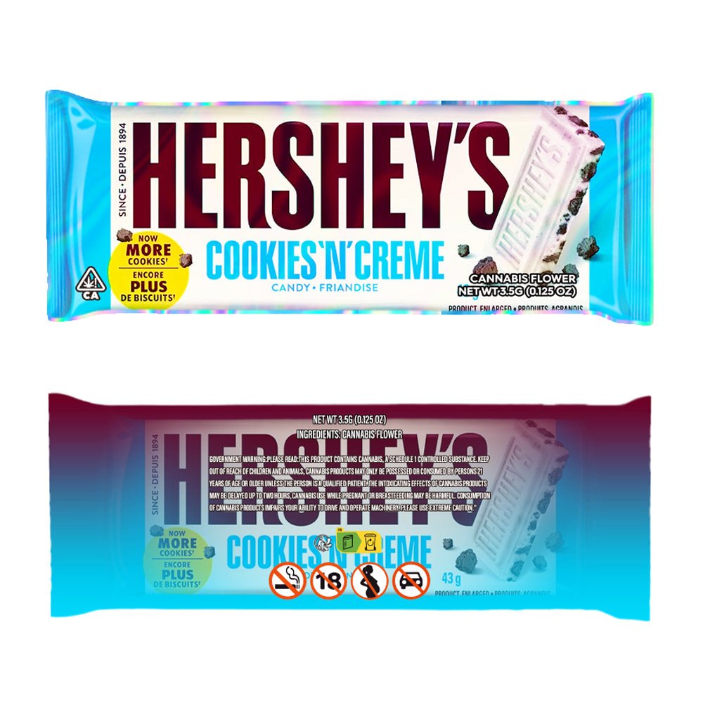 Hershey's Cookies 'N' Creme Mylar Bags 3.5 Grams