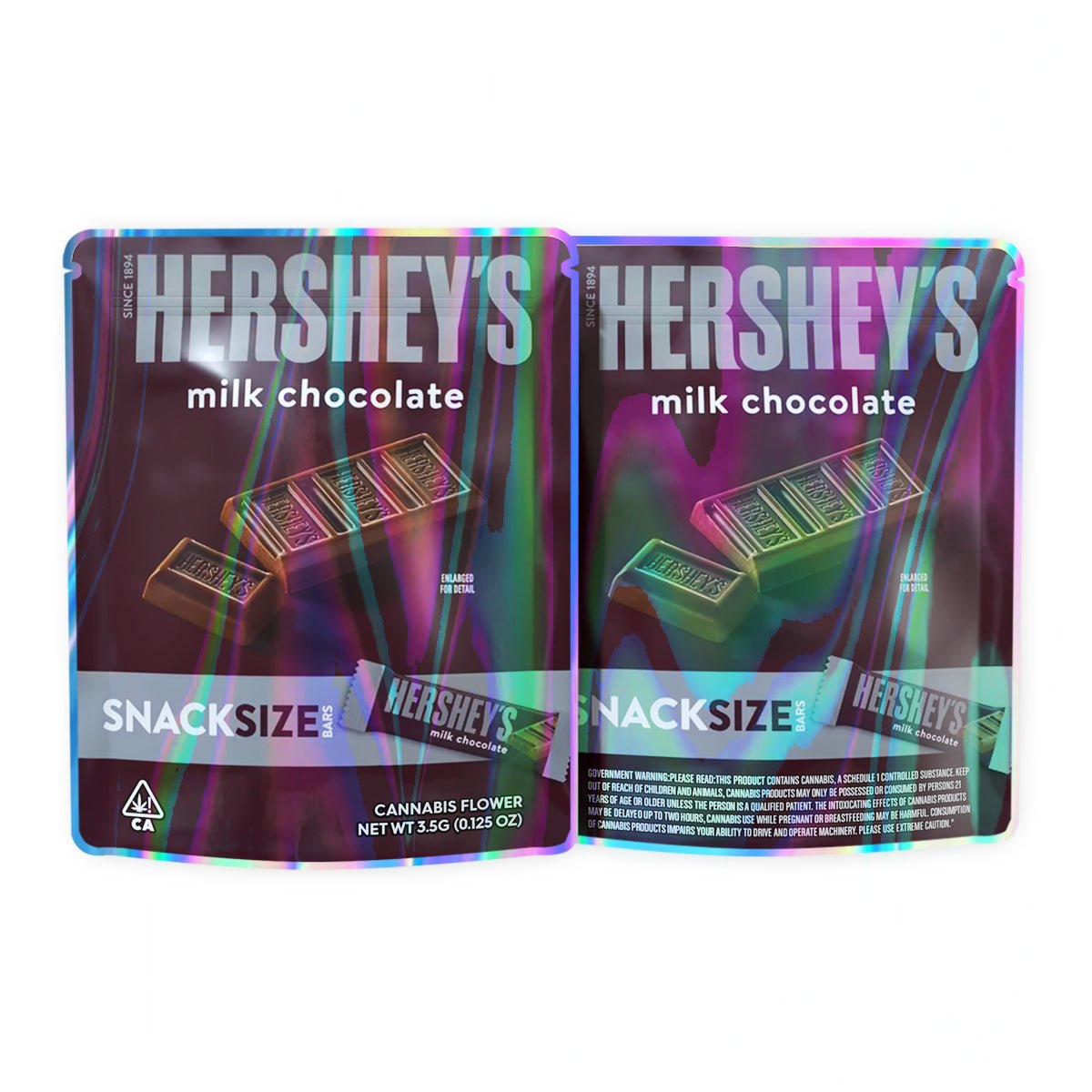 Hershey's Milk Chocolate Mylar Bags 3.5 Grams