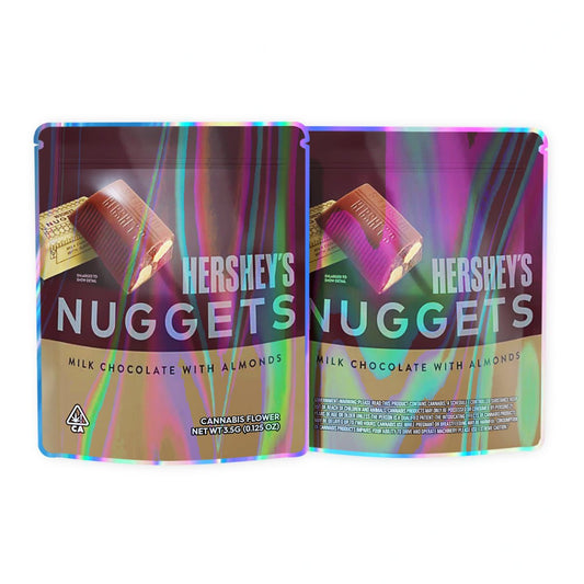 Hershey's Nuggets Milk Chocolate Mylar Bags 3.5 Grams