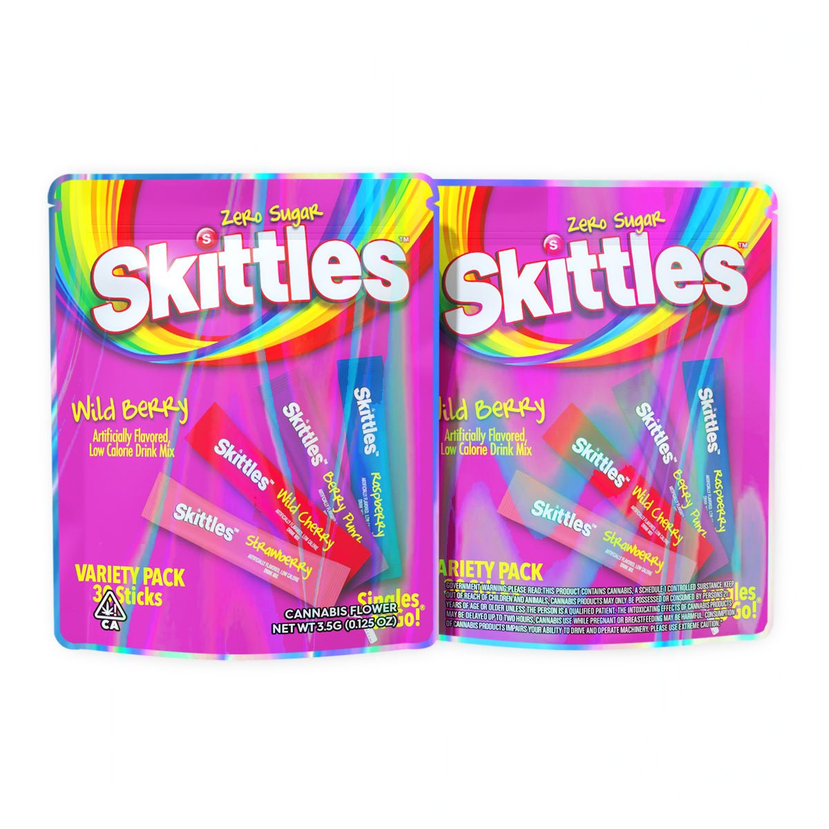 Skittles Wild Berry Mylar Bags 3.5 Grams