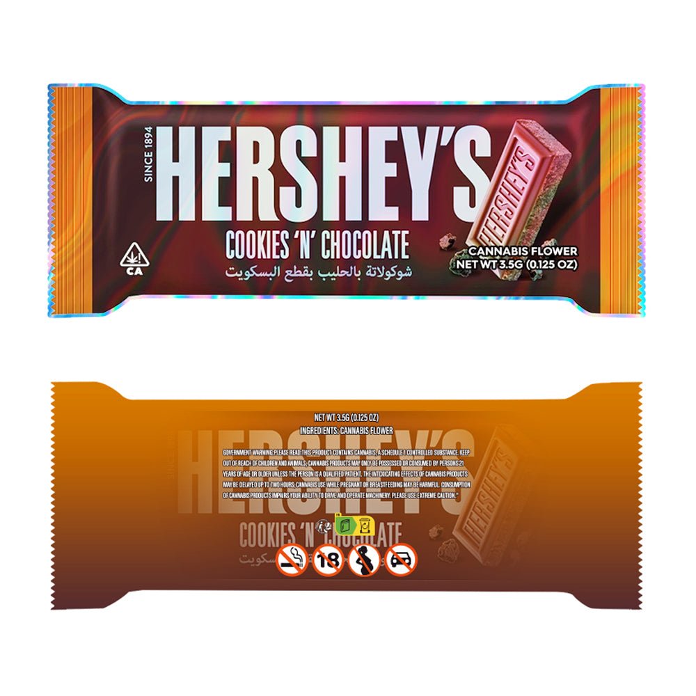 Hershey's Cookies 'N' Chocolate Mylar Bags 3.5 Grams