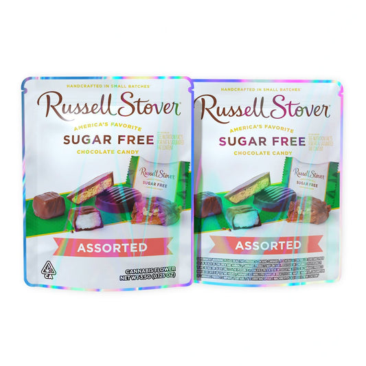 Russell Stover Sugar Free Chocolate Assorted Mylar Bags 3.5 Grams