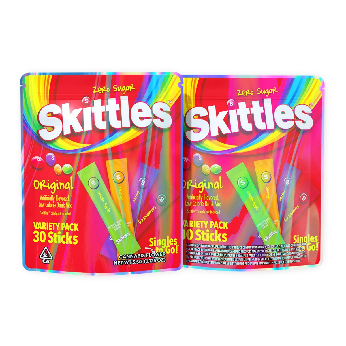 Skittles Original Mylar Bags 3.5 Grams