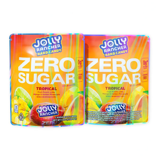 Jolly Rancher Green Mango Hard Candy Mylar Bags 3.5 Grams