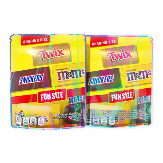 Snickers Chocolate Candy Mylar Bags 3.5 Grams