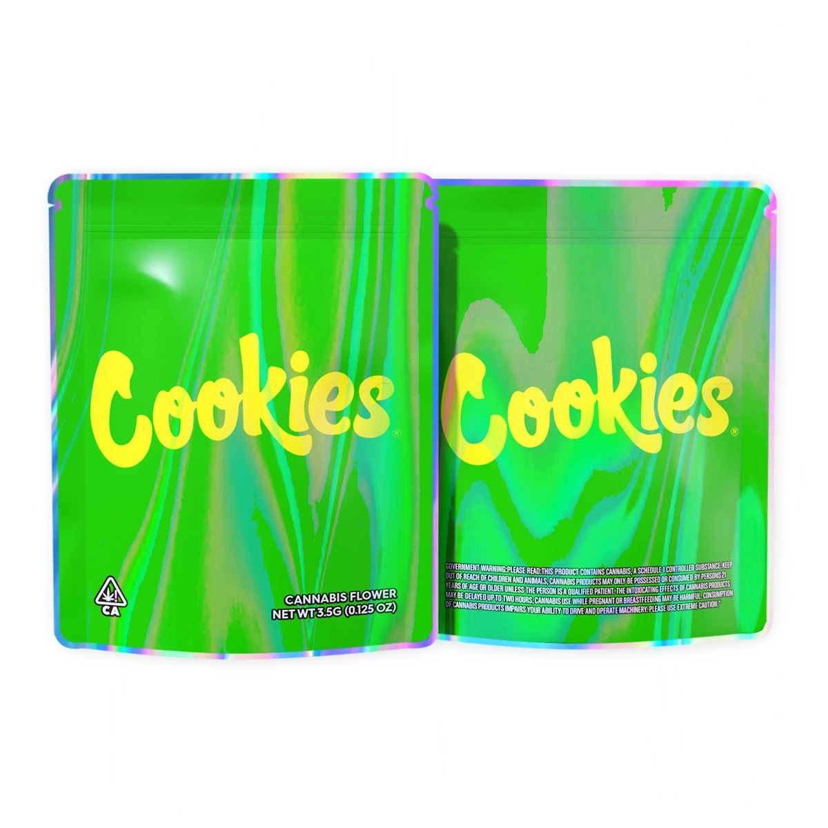 Cookies Mylar Bags 3.5 Grams