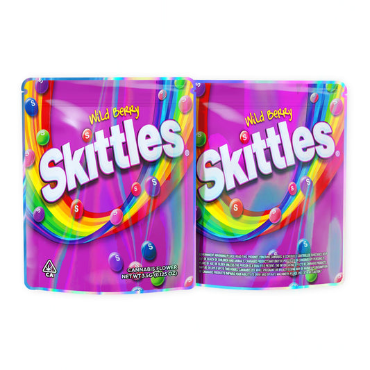 Wild Berry Skittles Mylar Bags 3.5 Grams