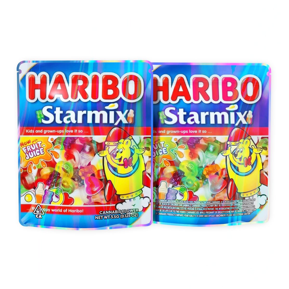 Haribo Starmix Soft Candy Mylar Bags 3.5 Grams