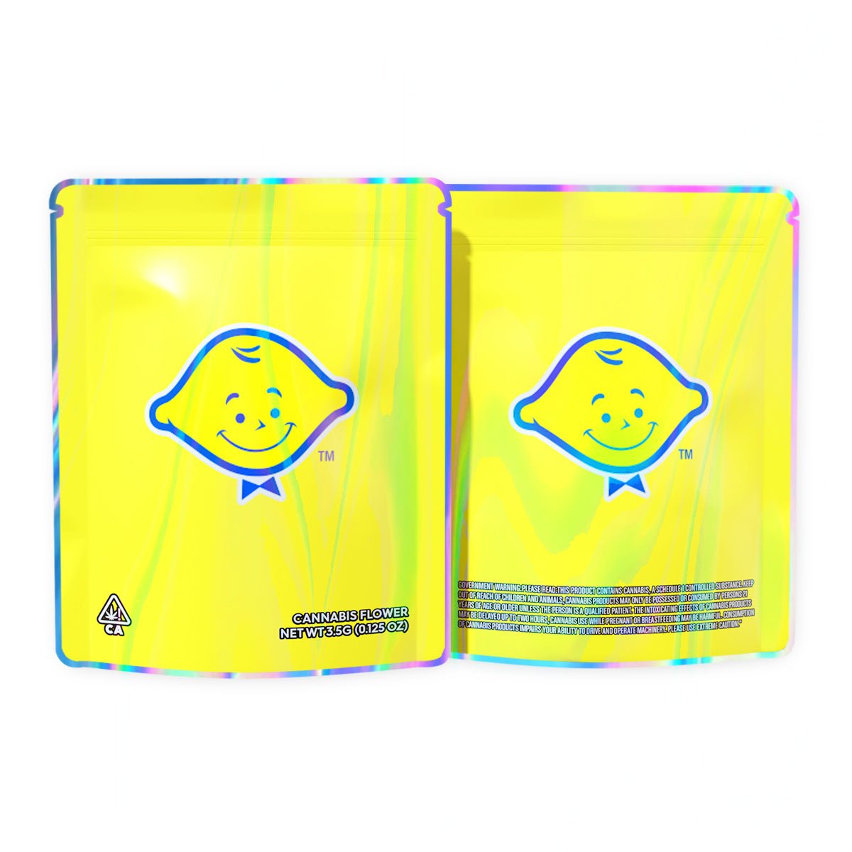 Lemon Chewy Mylar Bags 3.5 Grams