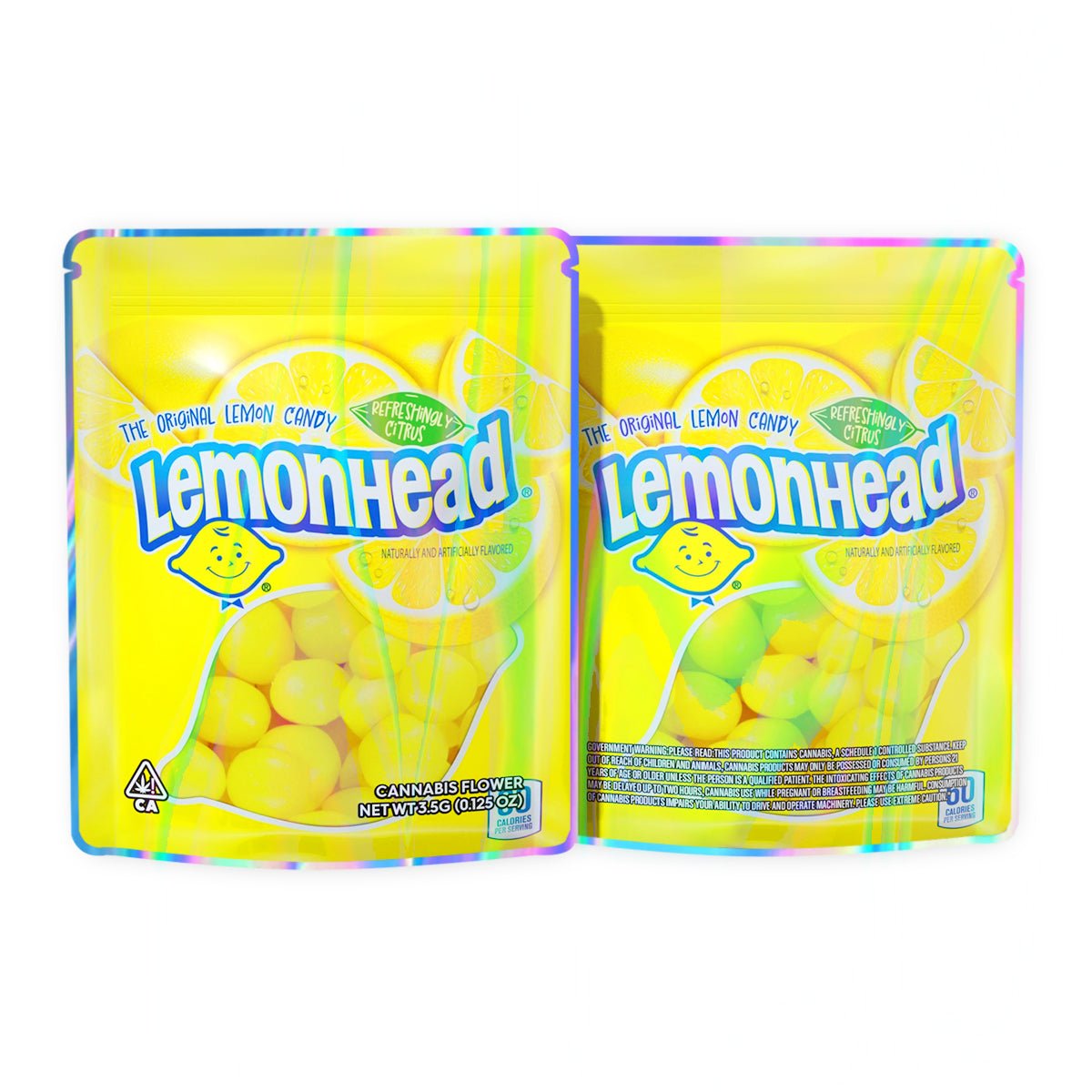 Lemonhead Mylar Bags 3.5 Grams