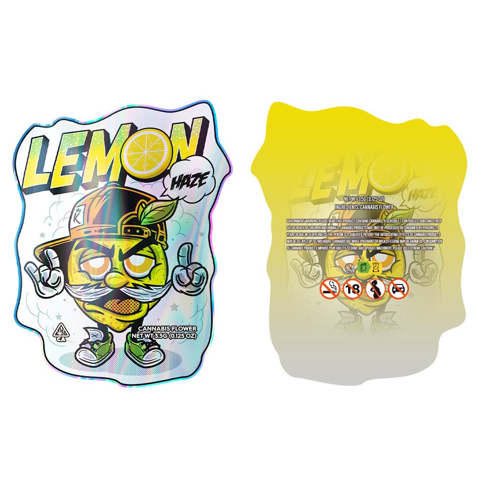 Lemon Haze Mylar Bags 3.5 Grams