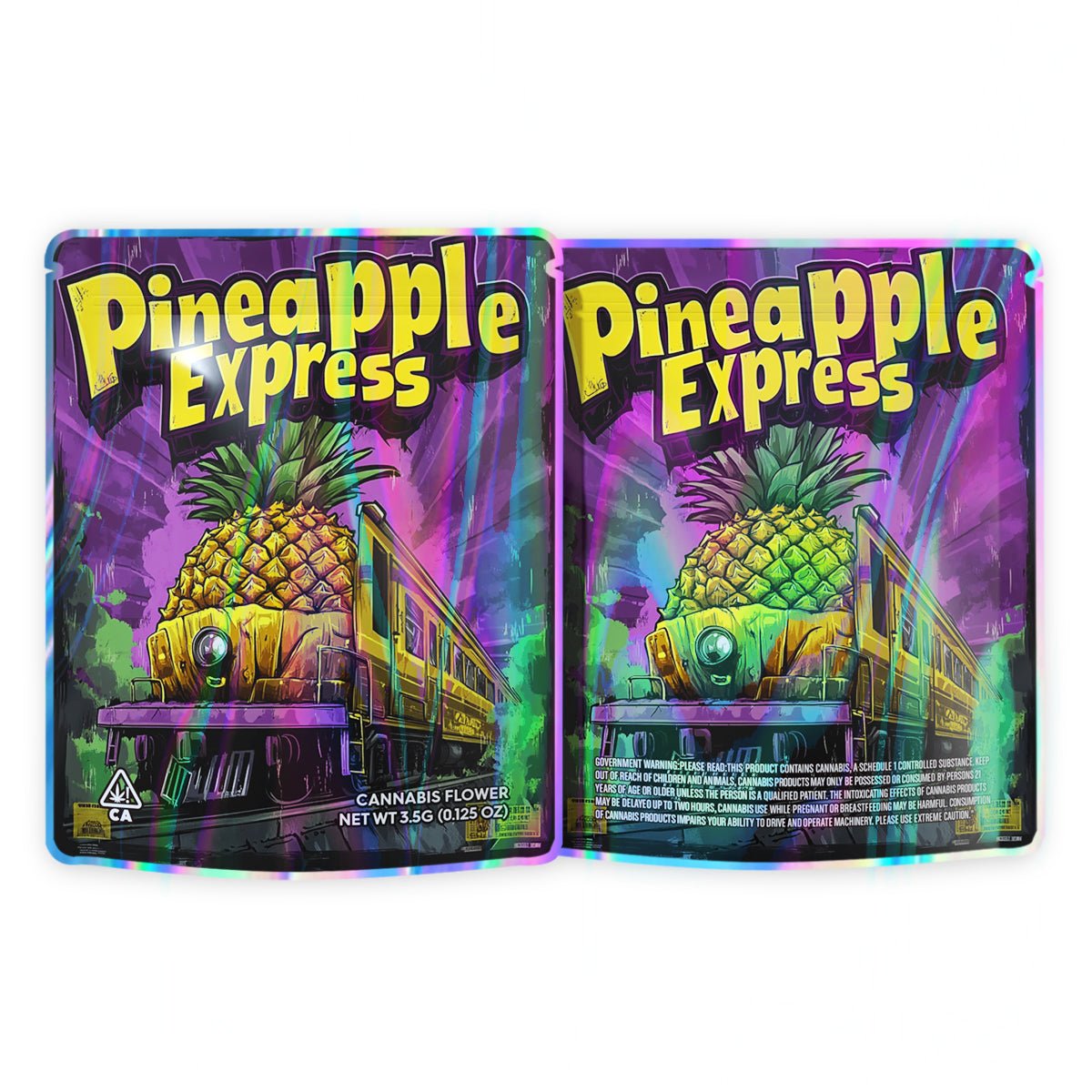 Pineapple Express Mylar Bags 3.5G