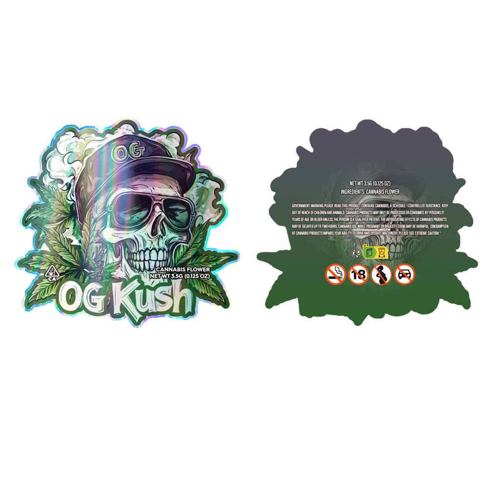 OG Kush Mylar Bags 3.5 Grams