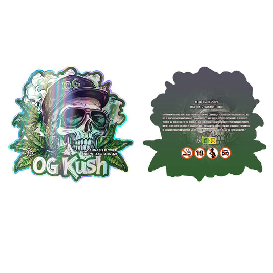 OG Kush Mylar Bags 3.5 Grams