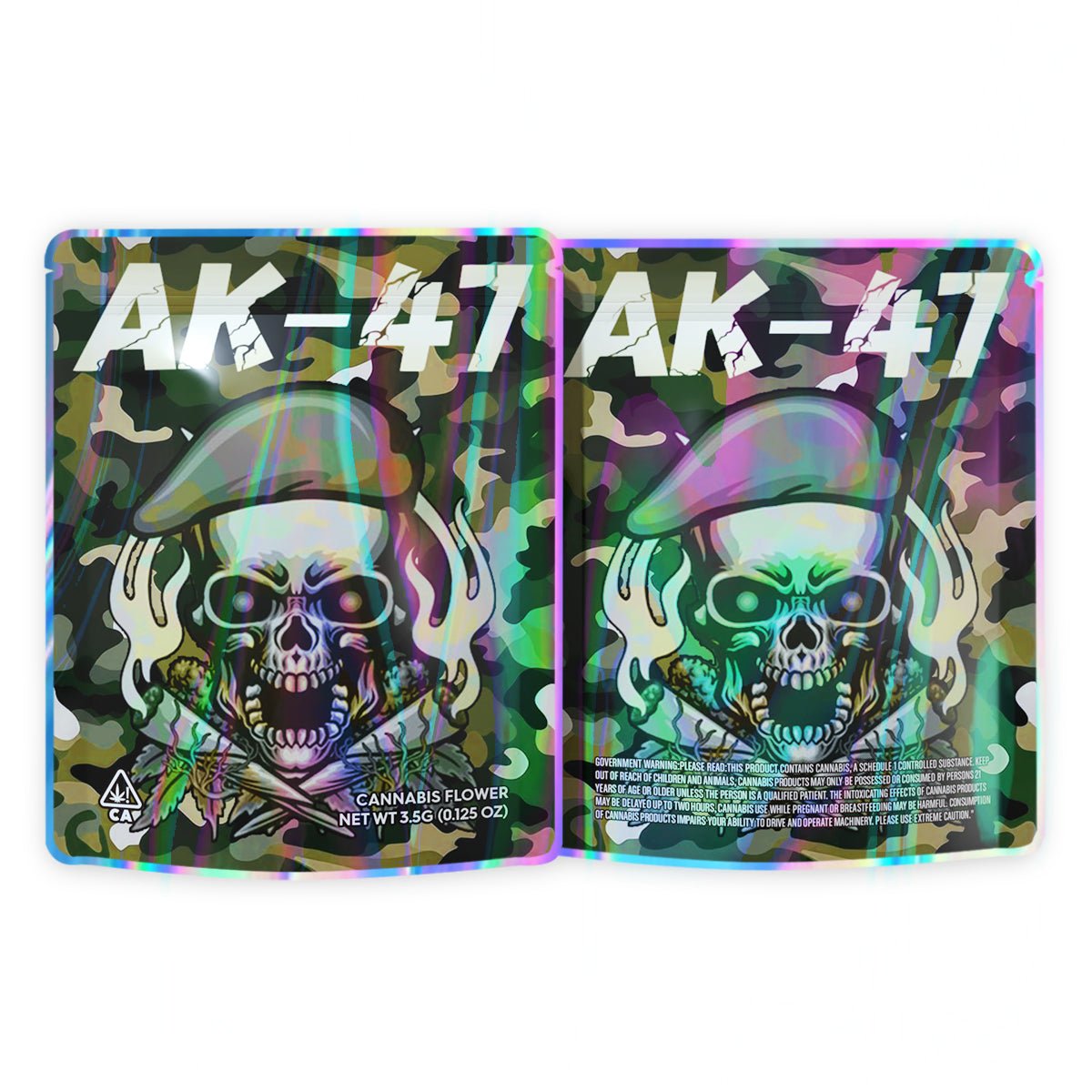 AK-47 Mylar Bags 3.5G