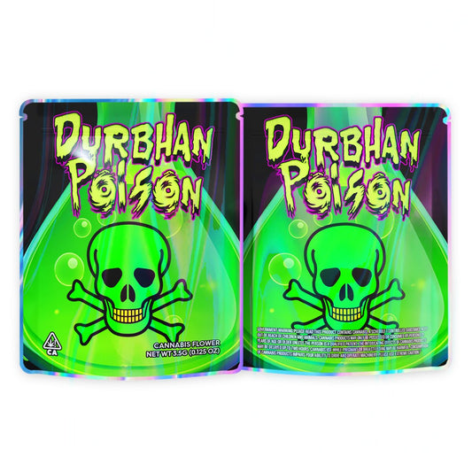 Durbhan Poison Mylar Bags 3.5G